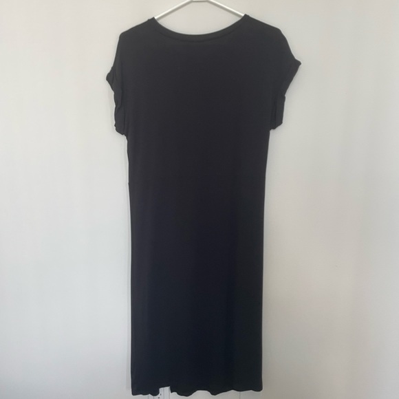 ($5 with bundle) High slit tee dress - Picture 2 of 5